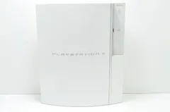 【送料無料】　ソニー SONY PlayStation3 CECHH00 セラミックホワイト PS3 本体 現状品