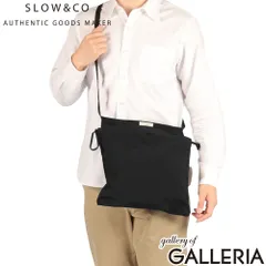 SLOW ショルダーバッグ メンズ レディース ブランド 斜めがけバッグ スロウ バッグ 軽量 斜めがけ ナイロン 巾着 巾着バッグ ショルダー 撥水 2WAY B5 Span Nylon Red Cross 586S136P BLACKのサムネイル