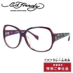 【訳あり・フレームのみ】 エドハーディー アジアンフィット Ed Hardy EHA.BUTTERFLIES 2 バタフライズ2 60サイズ バタフライ型 アウトレット品 ユニセックス メンズ レディースのサムネイル
