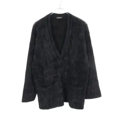 BALENCIAGA バレンシアガ ロゴ総柄 ファー カーディガンのサムネイル