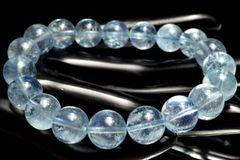 シルバー925◇メキシコ産 ブルーアンバー琥珀 8mm ピアス 