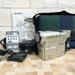 【通電確認済み】SHARP 液晶デジタルビデオカメラ VL-G1K 付属品一式 取扱説明書付きのサムネイル