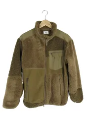 ユニクロ UNIQLO × エンジニアードガーメンツ Engineered Garments フリース ジャケット ジップアップ ボア 起毛 ブラウン サイズM QQQのサムネイル
