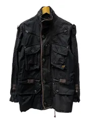 G-STAR RAW (ジースターロー) ミリタリー ジャケット  マルチポケット  41169 S ブラック メンズ/025