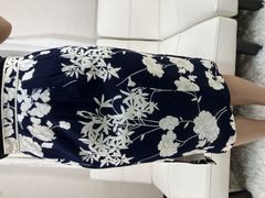 CHANEL シャネル ネクタイ ネイビーブルー 幅10cm(3.94 inch 