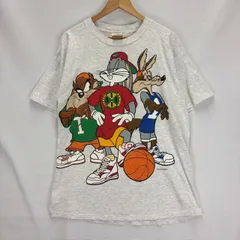 90年代 Warner Bros MNFG Changes, Queens, NY Bugs Bunny  BIG プリント イラスト Ｔシャツ サイズXL  STAINED FADE 08052203 01のサムネイル