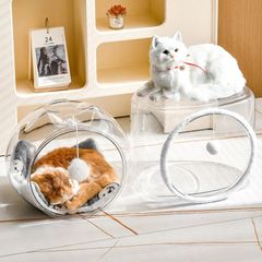 ひょっこり可愛い！のぞき見猫ちゃん 羊毛フェルト ドーム型ケース入 プレゼントに ひょっこり可愛い！のぞき見猫ちゃん 羊毛フェルト ドーム型ケース入
