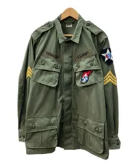 リアルマッコイズ THE REAL McCOY'S Jungle Fatigue Jacket Military 1st ジャングルファティーグ ミリタリー ファースト ワッペン ジャケット 刺繍 カーキ Mサイズ 104MT-3165のサムネイル