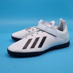 adidas サッカーシューズ エックスSGネオンイエロー/ピンク 25.0