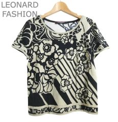 LEONARD レオナール ニット ドッキングシャツ 花柄 42 LL - メルカリ