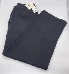 ユニクロ C スウェットワイドパンツ L ブラック　　*2872