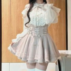 ꒰ 完売品 ꒱ lilLilly ジャカードバルーンワンピース ピンク 