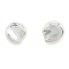 Tiffany & Co. Nugget Earrings, Sterling Silver 925, Women's, Used A