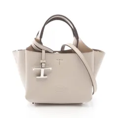 トッズ TOD'S ハンドバッグ Tタイムレス マイクロ 2WAY XBWAPAFL000QRI アイボリー レザー Tタイムレス マイクロ ハンドバッグ レディース Used Aのサムネイル