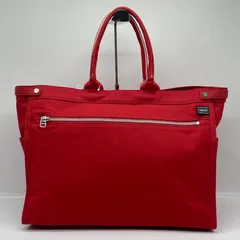 BN8886●  PORTER ポーター ガール NAKED  ネイキッド トートバッグ（L) 667-09468 レッド