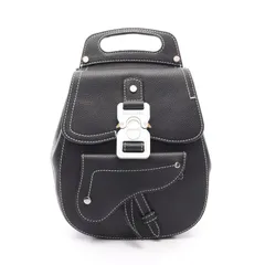 ディオール Dior リュックサック バックパック Gallop ギャロップ ブラック レザー Gallop サドル バックパック ミニ メンズ Used Aのサムネイル