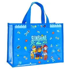 143706-26-025 キャラクター ビニール バック（ プールバッグ ) 縫製トート  パウパトロール （ Paw Patrol )（ 青系 )  女の子 男の子 プールバックのサムネイル