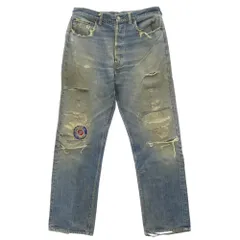 Levi's リーバイス Vintage ヴィンテージ 60s  501 BIG E 前期 Vステッチ ボタン裏E デニム パンツ ライトブルー系【中古】