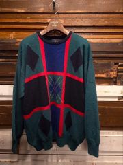90s Murray Allan スコットランド製 カシミヤクルーネックニット