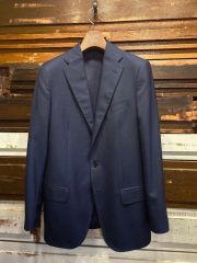 LARDINI ダブルジャケット ネイビー サイズ46 - メルカリ
