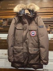 美品】Canada Goose カナダグースバンフパーカーダウン希少ベージュ 
