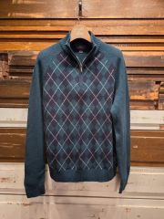 美品 RRL フルジップ スウェット ジャケット フェアアイル柄 S - メルカリ