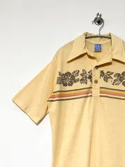 【OCEAN PACIFIC】70s スキッパーポロシャツ M オーシャンパシフィック オールドサーフ ヴィンテージ 古着のサムネイル