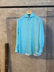 新品 CANTATE 定番 ギザ コットン ストライプ シャツ カンタータ