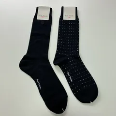 【新品未使用品】Paul Smith ポールスミス メンズ ソックス 2足セット 25～27cm 薄手 ブラック　　　　T-384のサムネイル
