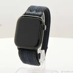 ソフマップ 〔中古品〕 Apple Watch Series 10 GPS 46mm ジェットブラックアルミニウムケース ブラック／ブルーNikeスポーツループ【269】