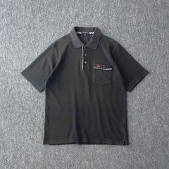 希少イングランド製✨バーバリー ポロシャツ XL ブラック 襟裏チェック 