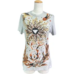 クリスチャン・ディオール Christian Dior 半袖プリントTシャツ 923T03WC428 グレー コットン レディース 半袖Ｔシャツのサムネイル