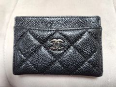 CHANEL カードケース ブラック キルティング - メルカリ
