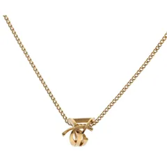【中古】 Saint Laurent サンローラン カサンドラ ツイスト ペンダント ネックレス (メタル) ネックレス・ペンダント  651779Y15008030 カサンドラ ツイスト ペンダント ネックレス (メタル) ゴールド 25006726 YMのサムネイル