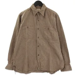 BUZZ RICKSON'S バズリクソンズ 長袖シャツ BR26082 COTTON COVERT WORK SHIRT コットン ワークシャツ 日本製 ブラウン M 71015741のサムネイル
