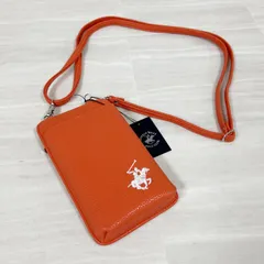 【新品・アウトレット品】 ビバリーヒルズポロクラブ7 スマホショルダー スマホポーチ オレンジ BEVERLY HILLS POLO CLUB BH2009のサムネイル