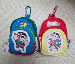 クレヨンしんちゃん ミニバックパック キーホルダー ミニリュック ポーチ キーホルダー 新品 2種