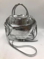極美品 トリーバーチ レザー ショルダーバッグ ピース エマーソン シボ 