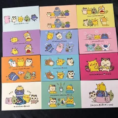 ポケモンセンター 24じかんポケモンCHU ナガノちいかわ ポストカード 12点まとめ売りのサムネイル