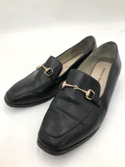 ORiental TRaffic オリエンタルトラフィック ビットモチーフスクエアトゥ ローファー シューズ size24.0cm/ブラック ■■ レディース