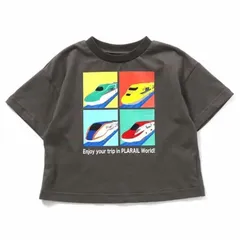 《新品》プラレール 半袖Tシャツ 80～120㎝ チャコール ビッツ 子供服 新幹線 B407015
