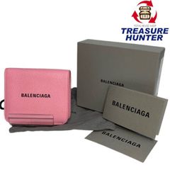 超美品】BALENCIAGA LeCityミニウォレット ヴィチャーム付ピンク 