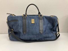 ディーゼル DIESEL ミニボストンバッグ デニム生地 ブラック - メルカリ