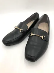 ORiental TRaffic オリエンタルトラフィック スクエアトゥビットモチーフ ローファー シューズ size40/ブラック ■■ レディース