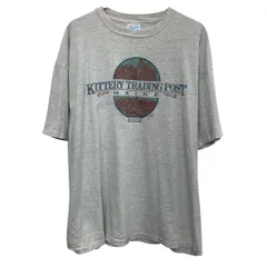 90s USA製 Hanes 半袖 プリントTシャツ XX LARGE ライトグレー ヘインズ プルオーバー 90年代 ビックプリント カットソー 夏物 a805-6386のサムネイル