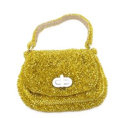 美品】COACH コーチ リボン ブレスレット ゴールド色金具/ライン