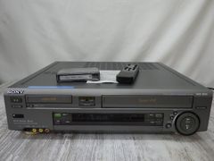 ○SONY HI8/VHS Wデッキ WV-H5○メンテ済動作品○純正リモ付き