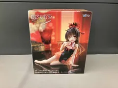  未開封品 タイトｰ 結城美柑 ~チャイナドレスver.~ (服:ブラック×オレンジ) Desktop Cute フィギュア To LOVEる-とらぶる-ダｰクネス