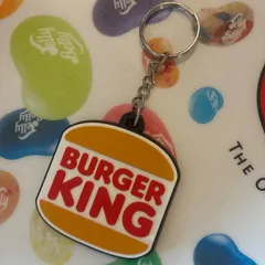 アメリカン雑貨 輸入雑貨 ガレージ 雑貨　ラバーキーホルダー　BURGER KING バーガーキング CHICKEN STYLE チキンスタイルのサムネイル