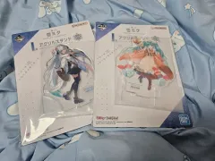 2024 雪ミク 一番くじ I賞 アクリルスタンド 2種 まとめ